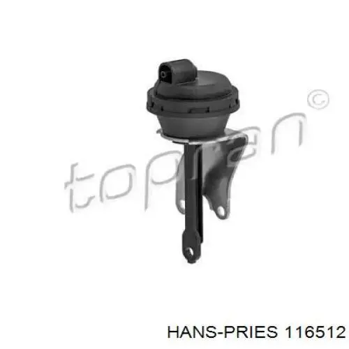 116512 Hans Pries (Topran) válvula (atuador de acionamento das comportas de tubo coletor de admissão)