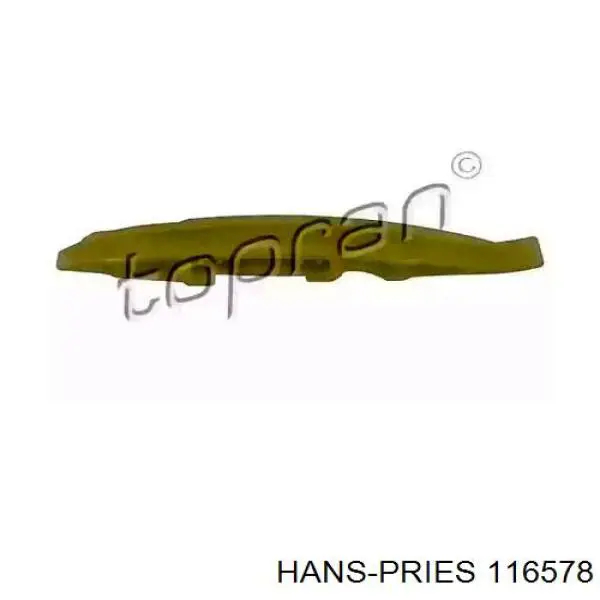 116 578 Hans Pries (Topran) amortecedor de cadeia do mecanismo de distribuição de gás, superior