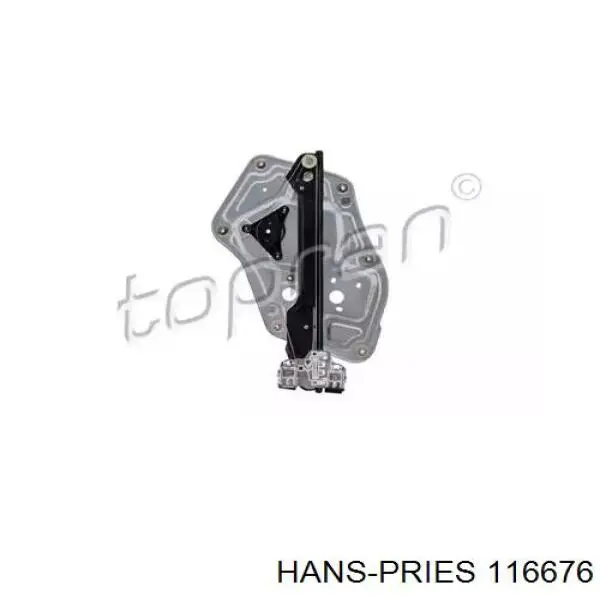 116676 Hans Pries (Topran) механизм стеклоподъемника двери передней правой