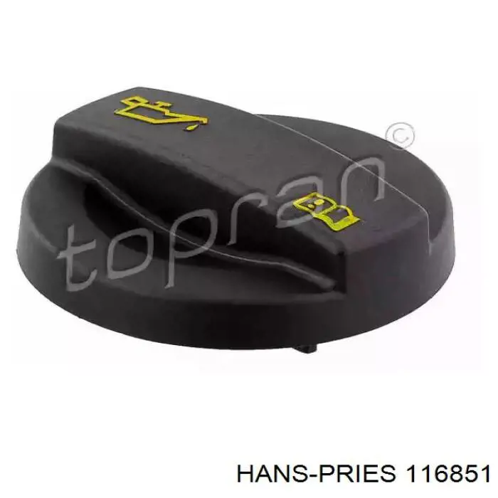 116851 Hans Pries (Topran) tampa do gargalho de enchimento de óleo
