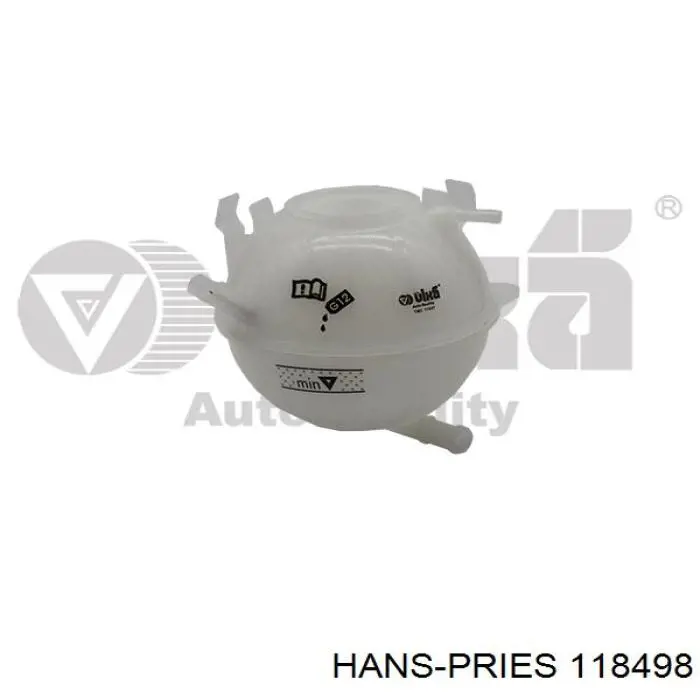 Купить 118498 Hans Pries (Topran) Быстросъемная муфта шланга радиатора печки