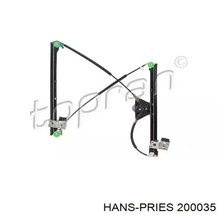 Стеклоподъемник передней левой двери 200035 Hans Pries (Topran)