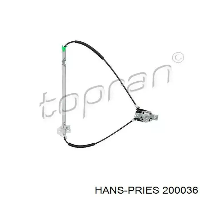 Стеклоподъемник передней правой двери Hans Pries (Topran) 200036 цена, от 9.45 USD