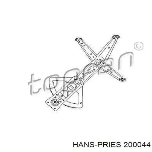 Механизм стеклоподъемника двери передней правой 200044 Hans Pries (Topran)