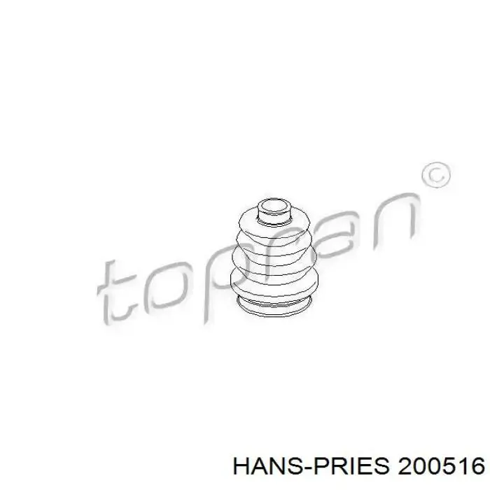 200516 Hans Pries (Topran) пыльник шруса передней полуоси внутренний