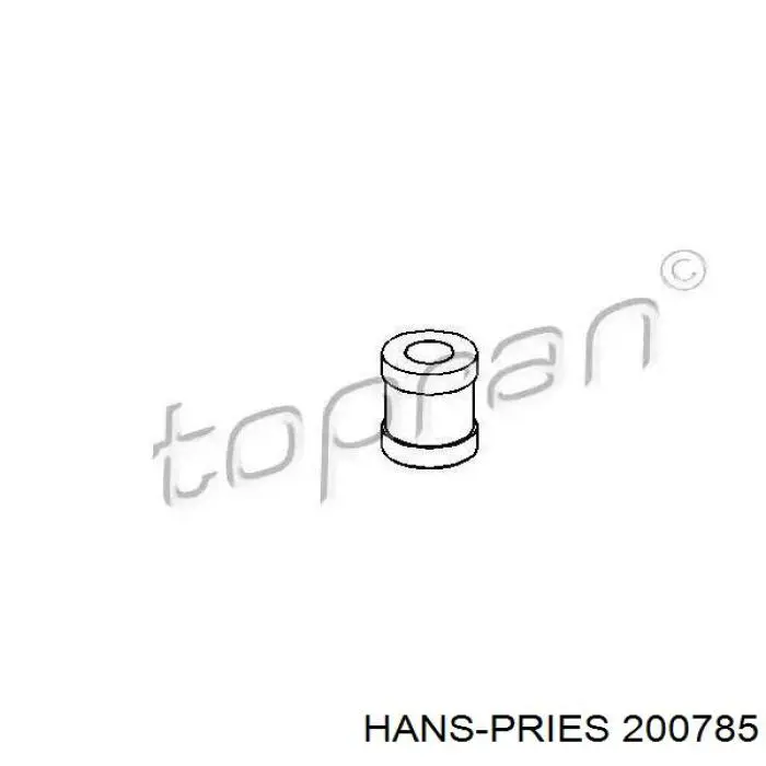 200785 Hans Pries (Topran) втулка стабилизатора заднего наружная