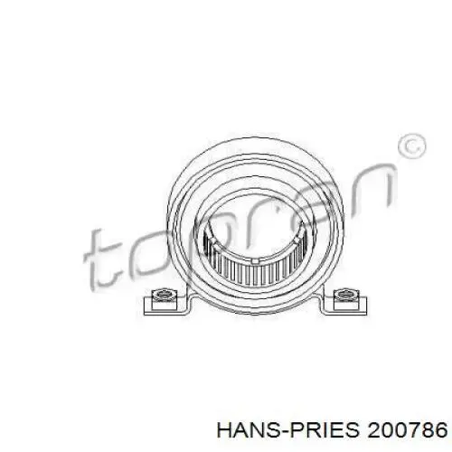 Карданный подшипник Hans Pries (Topran) 200786 цена, от 6.69 USD