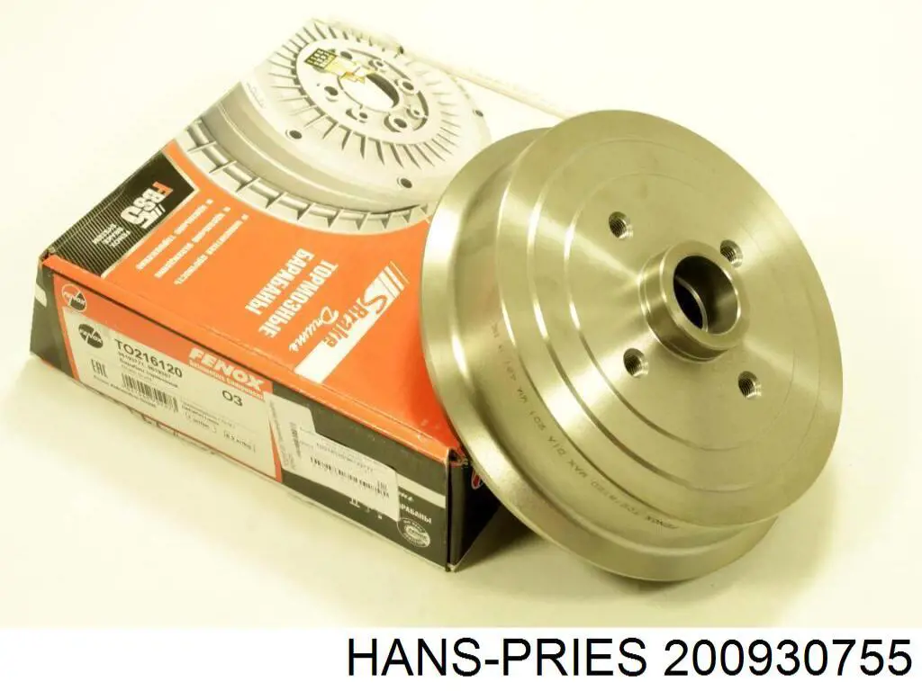 200930755 Hans Pries (Topran) Тормозной барабан