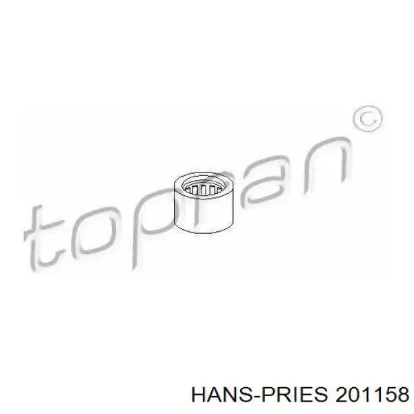 201158 Hans Pries (Topran) опорный подшипник первичного вала кпп (центрирующий подшипник маховика)