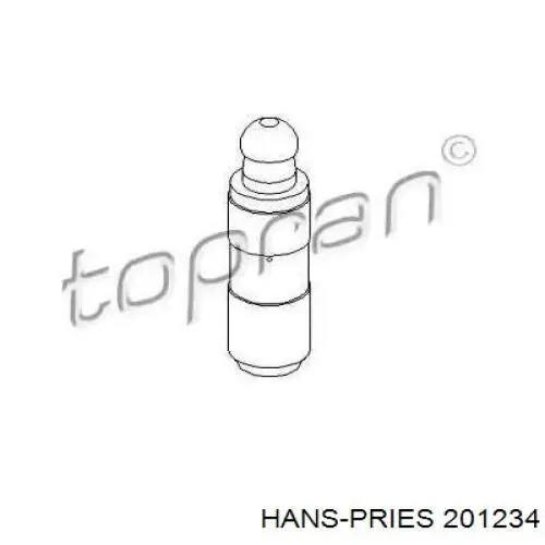 201234 Hans Pries (Topran) гидрокомпенсатор (гидротолкатель, толкатель клапанов)