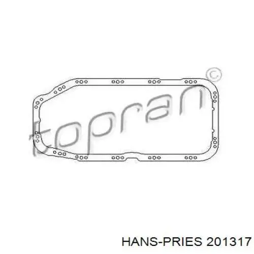 Прокладка поддона картера 201317 Hans Pries (Topran)