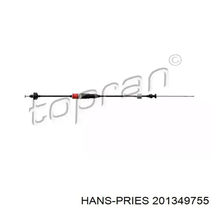 Трос сцепления Hans Pries (Topran) 201349755 цена, от 12.54 USD