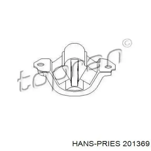 Правая подушка двигателя 201369 Hans Pries (Topran)