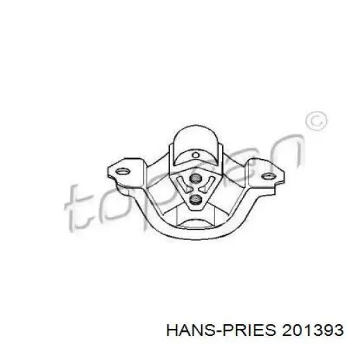 Подушка (опора) двигателя правая передняя 201393 Hans Pries (Topran)