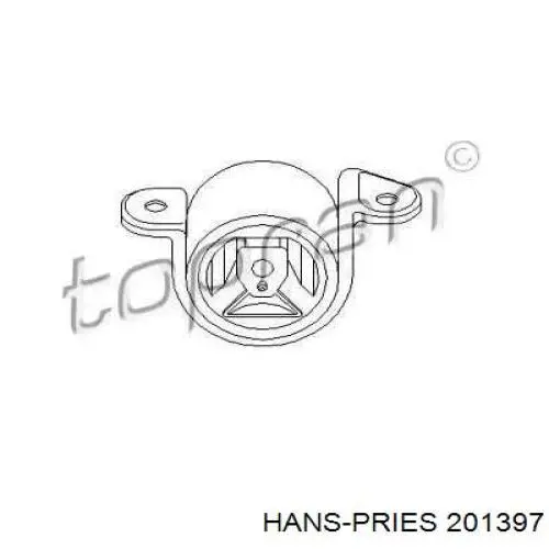 201397 Hans Pries (Topran) coxim (suporte direito de motor)