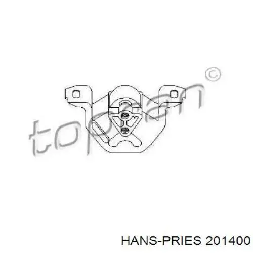 Левая подушка двигателя 201400 Hans Pries (Topran)