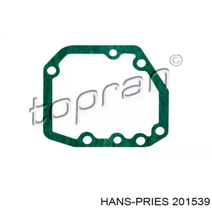 201539 Hans Pries (Topran) прокладка крышки коробки передач