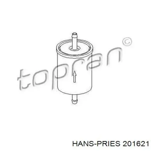 Топливный фильтр 201621 Hans Pries (Topran)