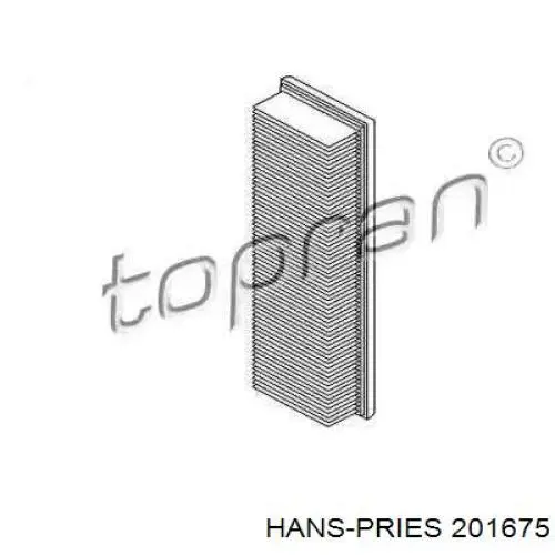 201675 Hans Pries (Topran) воздушный фильтр