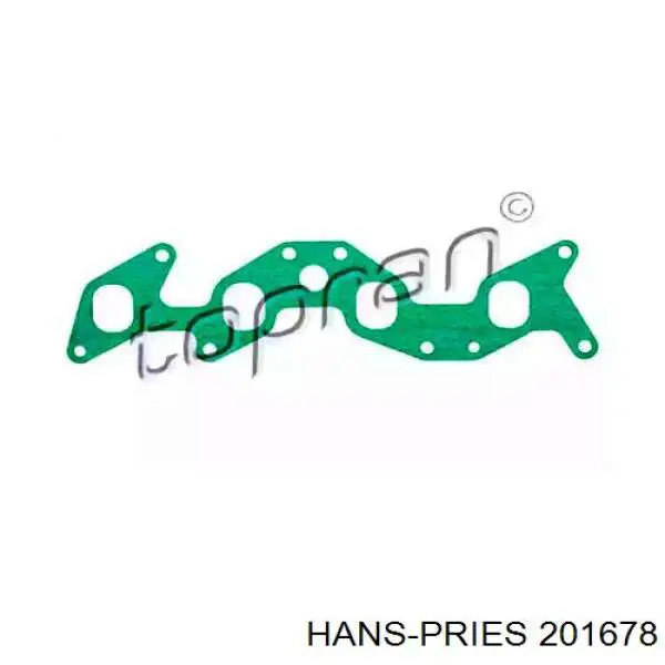 201678 Hans Pries (Topran) прокладка впускного коллектора