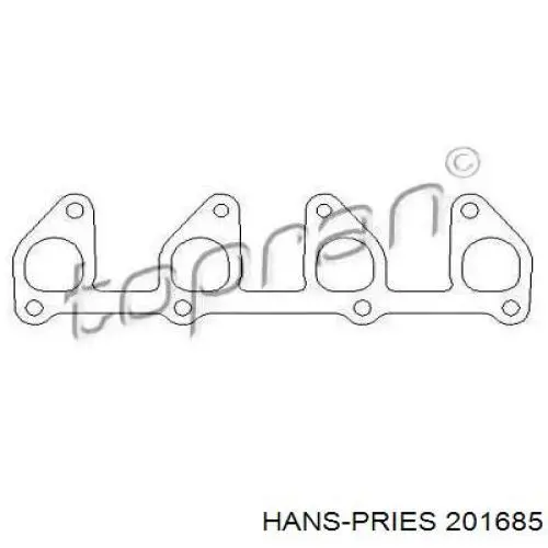 Прокладка коллектора 201685 Hans Pries (Topran)