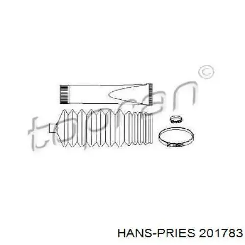 Пыльник рулевой рейки 201783 Hans Pries (Topran)