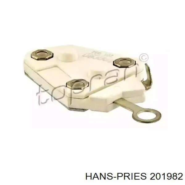 201982 Hans Pries (Topran) реле-регулятор генератора (реле зарядки)