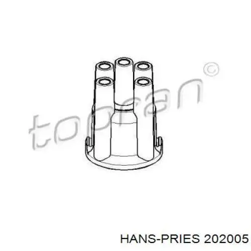 202005 Hans Pries (Topran) Крышка распределителя зажигания