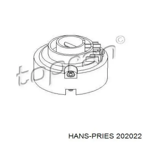 202022 Hans Pries (Topran) бегунок (ротор распределителя зажигания, трамблера)