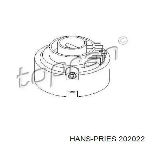 Бегунок распределителя зажигания 202022 Hans Pries (Topran)