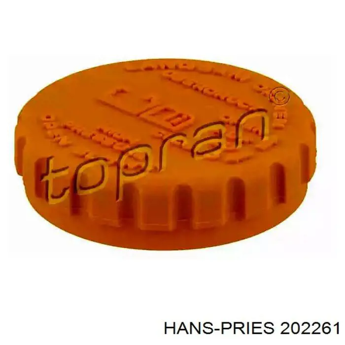 202261 Hans Pries (Topran) tampa (tampão do tanque de expansão)