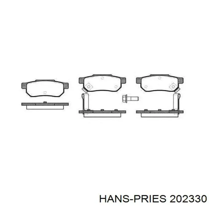 Junta, termostato 202330 Hans Pries (Topran)