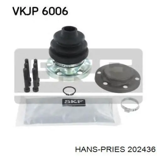 Пыльник наружной гранаты, задней полуоси Hans Pries (Topran) 202436 цена, от 7.56 USD