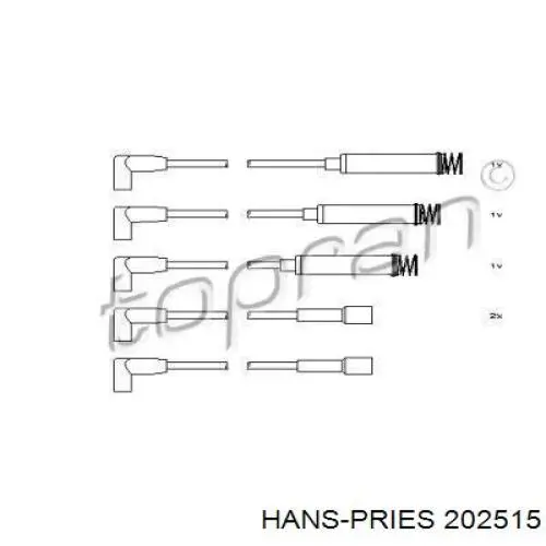 202 515 Hans Pries (Topran) высоковольтные провода