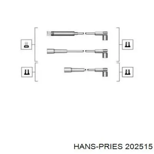 Купить 202515 Hans Pries (Topran) Провода высокого напряжения