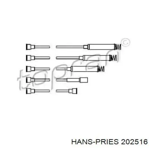 Высоковольтные провода 202516 Hans Pries (Topran)