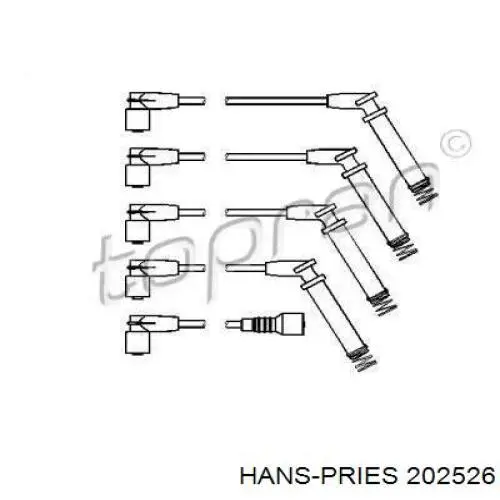 Высоковольтные провода 202526 Hans Pries (Topran)