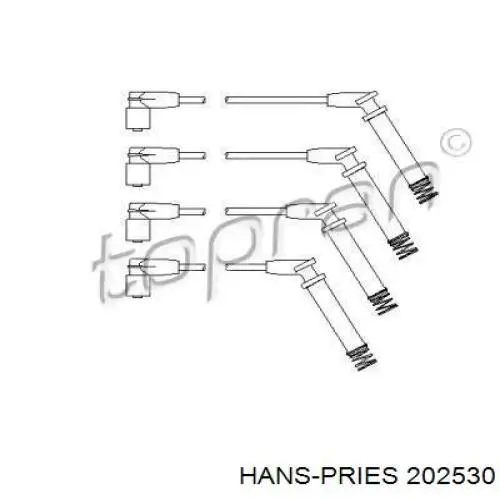 Высоковольтные провода 202530 Hans Pries (Topran)