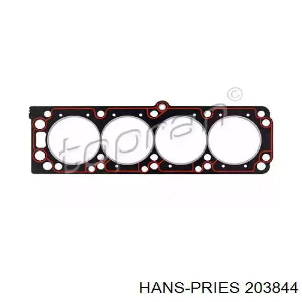 Прокладка ГБЦ 203844 Hans Pries (Topran)