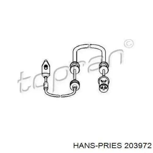 Датчик износа тормозных колодок передний 203972 Hans Pries (Topran)