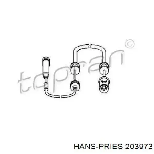 Датчик износа тормозных колодок передний 203973 Hans Pries (Topran)
