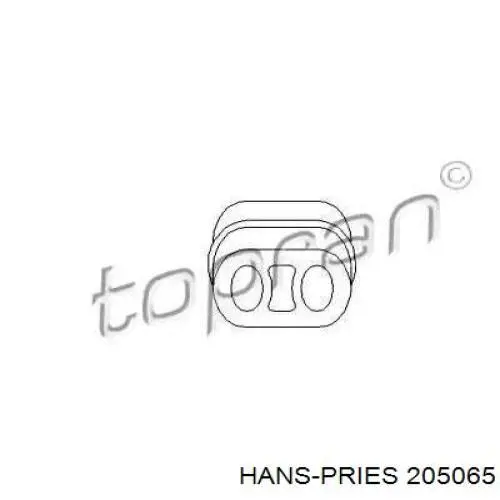 205065 Hans Pries (Topran) подушка крепления глушителя