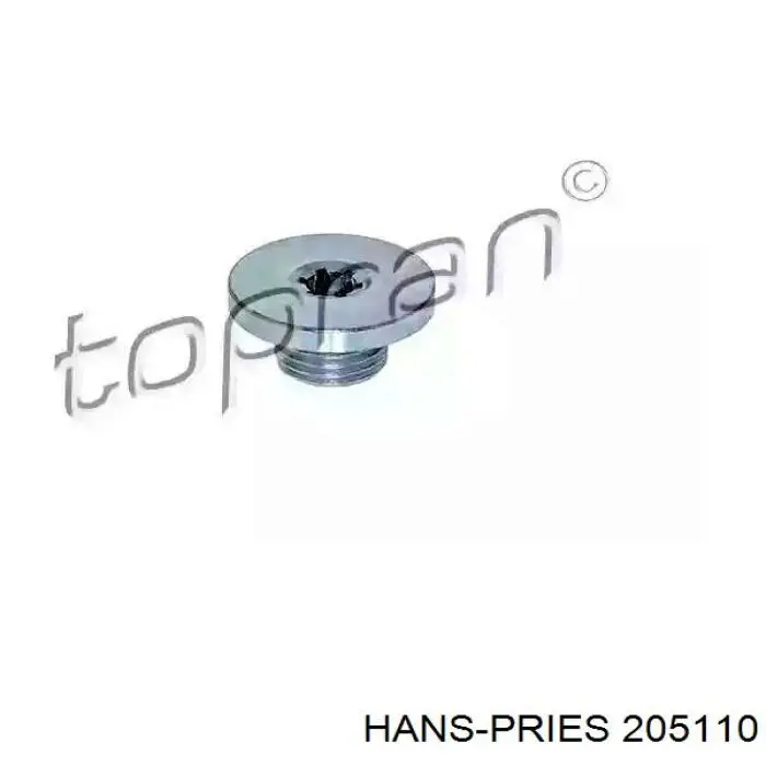 205110 Hans Pries (Topran) пробка поддона двигателя
