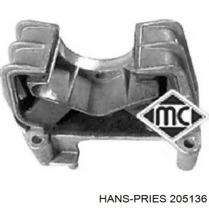 Подушка коробки передач 205136 Hans Pries (Topran)