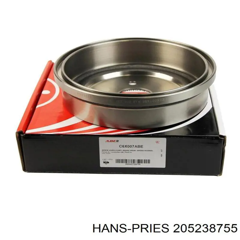 Барабан тормозной задний Hans Pries (Topran) 205238755 цена, от 29.30 USD