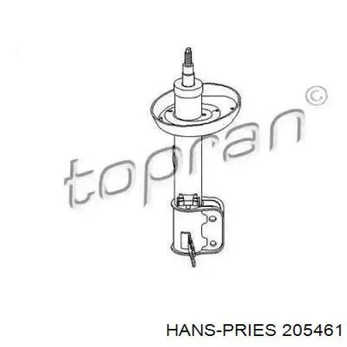 205461 Hans Pries (Topran) амортизатор передний левый