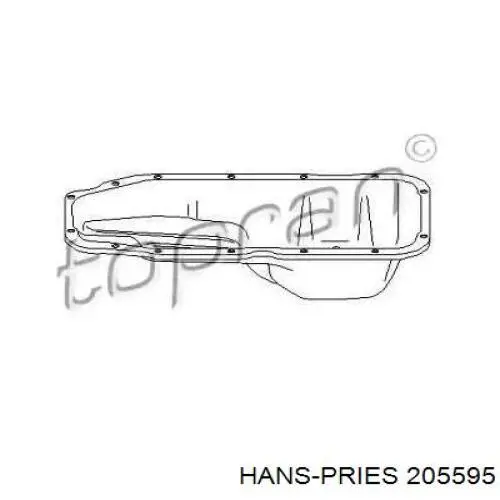 205595 Hans Pries (Topran) Картер масляный
