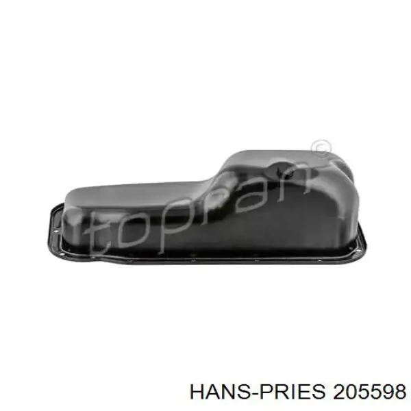 205598 Hans Pries (Topran) поддон масляный картера двигателя
