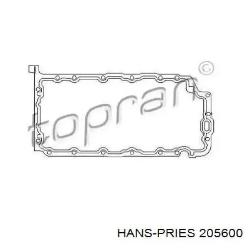 Прокладка поддона картера 205600 Hans Pries (Topran)