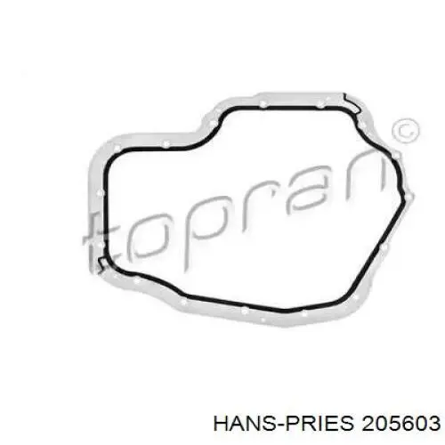 205603 Hans Pries (Topran) прокладка поддона картера двигателя нижняя
